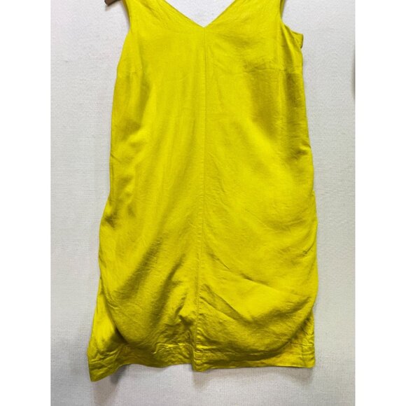 Ophelia Roe Womens Shift Tank Dress Size S Yellow Sleeveless Casual Summer Chic - Picture 6 of 11